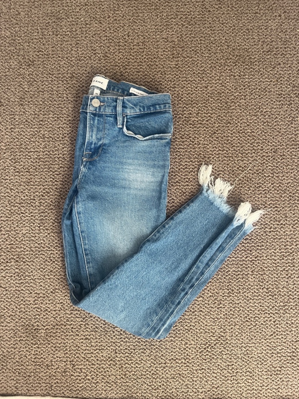 FRAME le skinny de Jeanne  crop